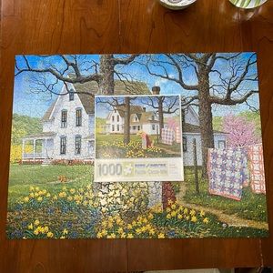 1000 piece Bits and Pieces ‘Spring Cleaning’ Jigsaw Puzzle